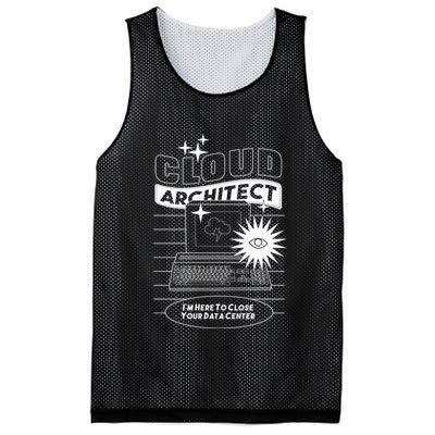 Cloud Architect Data Center Mesh Reversible Basketball Jersey Tank