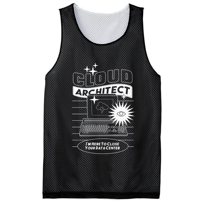 Cloud Architect Data Center Mesh Reversible Basketball Jersey Tank
