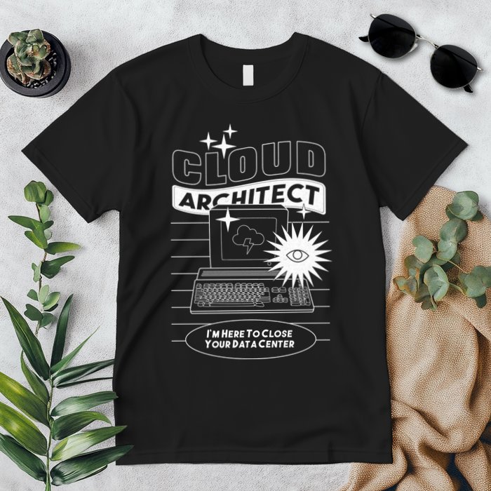 Cloud Architect Data Center Premium T-Shirt
