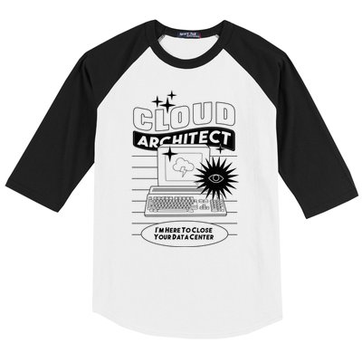 Cloud Architect Data Center Baseball Sleeve Shirt