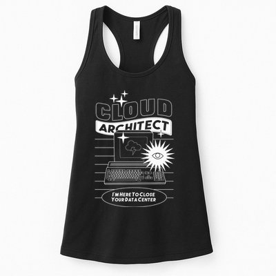 Cloud Architect Data Center Womens Tank Top