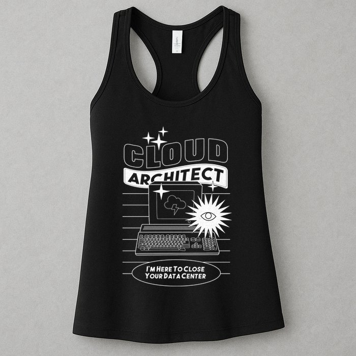 Cloud Architect Data Center Womens Tank Top
