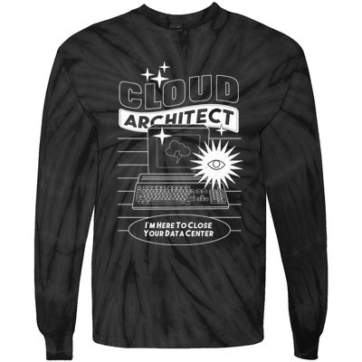 Cloud Architect Data Center Tie-Dye Long Sleeve Shirt