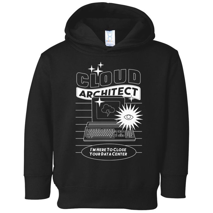 Cloud Architect Data Center Toddler Hoodie