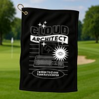 Cloud Architect Data Center Golf Towel