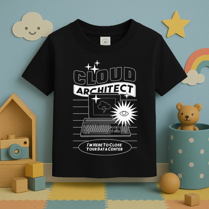 Cloud Architect Data Center Toddler T-Shirt