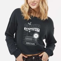 Cloud Architect Data Center Cropped Pullover Crew