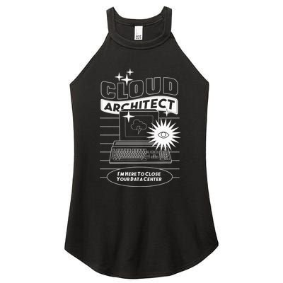 Cloud Architect Data Center Women's Perfect Tri Rocker Tank