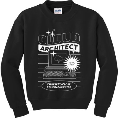 Cloud Architect Data Center Kids Sweatshirt