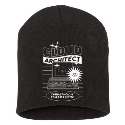 Cloud Architect Data Center Short Acrylic Beanie