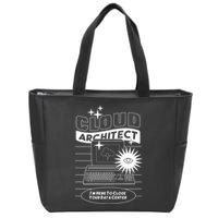 Cloud Architect Data Center Zip Tote Bag