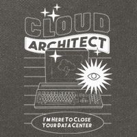 Cloud Architect Data Center Cotton Canvas Backpack