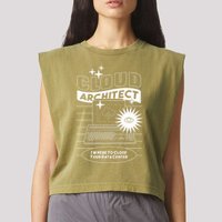 Cloud Architect Data Center Garment-Dyed Women's Muscle Tee