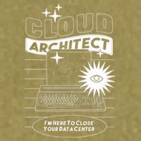 Cloud Architect Data Center Garment-Dyed Women's Muscle Tee