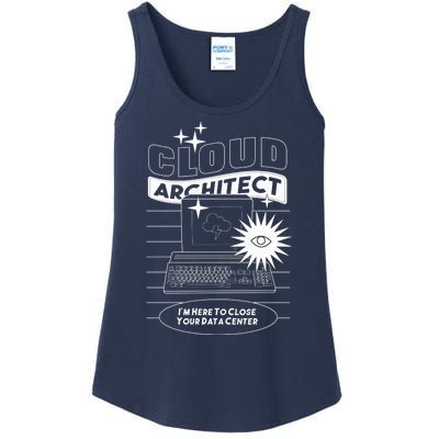 Cloud Architect Data Center Ladies Essential Tank