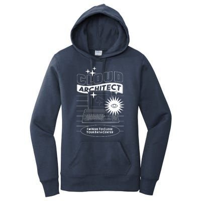 Cloud Architect Data Center Women's Pullover Hoodie