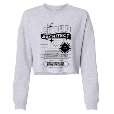 Cloud Architect Data Center Cropped Pullover Crew