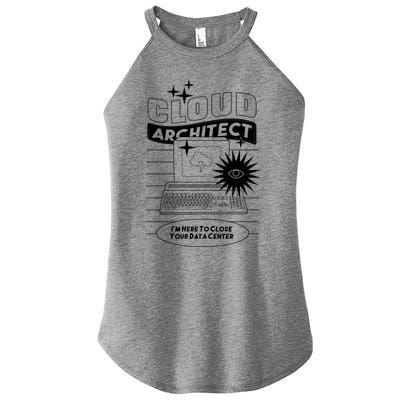 Cloud Architect Data Center Women’s Perfect Tri Rocker Tank