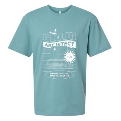 Cloud Architect Data Center Sueded Cloud Jersey T-Shirt