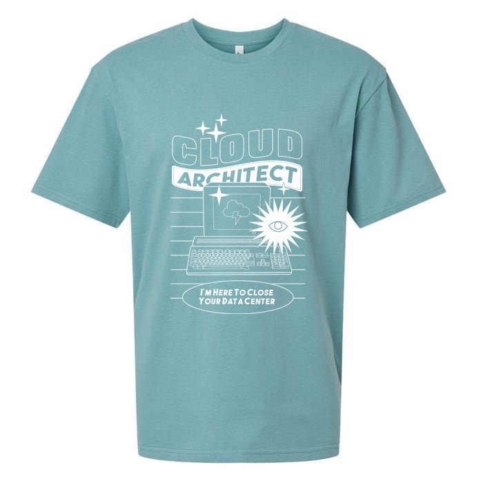 Cloud Architect Data Center Sueded Cloud Jersey T-Shirt