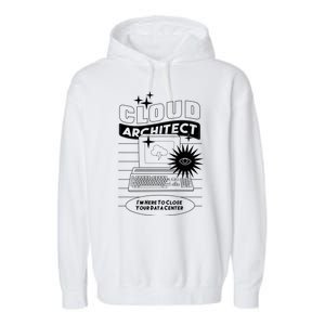 Cloud Architect Data Center Garment-Dyed Fleece Hoodie