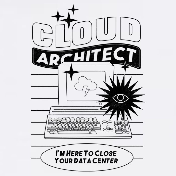 Cloud Architect Data Center Garment-Dyed Sweatshirt