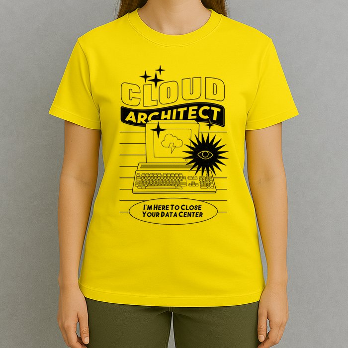 Cloud Architect Data Center T-Shirt