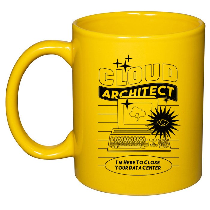 Cloud Architect Data Center 11oz C Handle Ceramic Mug