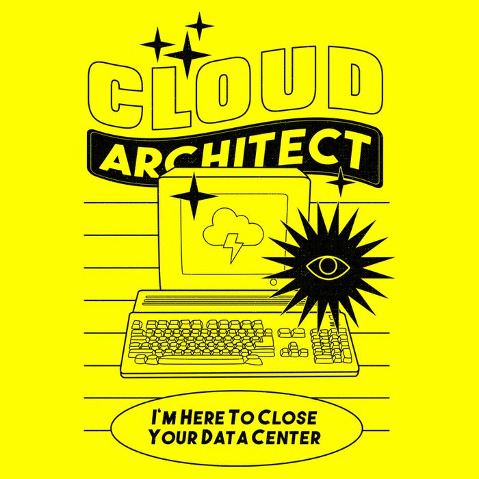 Cloud Architect Data Center Kids T-Shirt