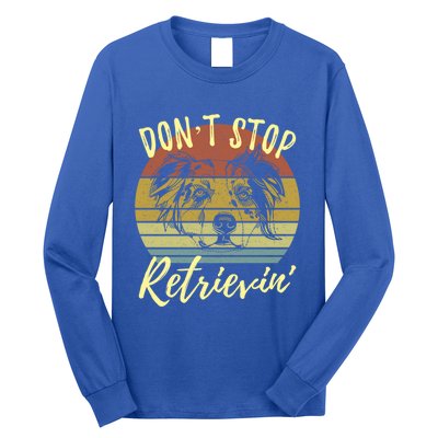 Cute Aussie Dont Stop Retrievin Australian Shepherd Lovers Gift Long Sleeve Shirt