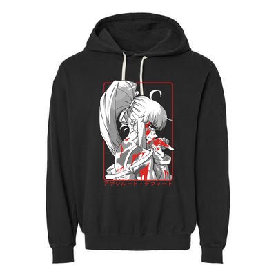 Crow Absolute Defeat Garment-Dyed Fleece Hoodie