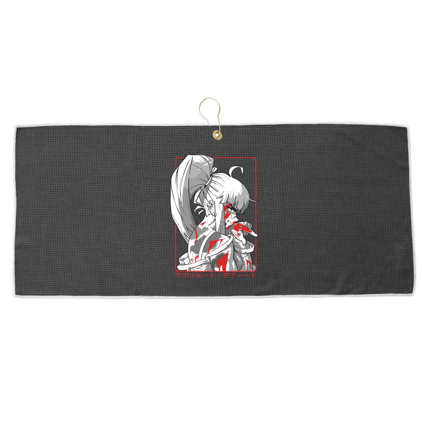 Crow Absolute Defeat Large Microfiber Waffle Golf Towel