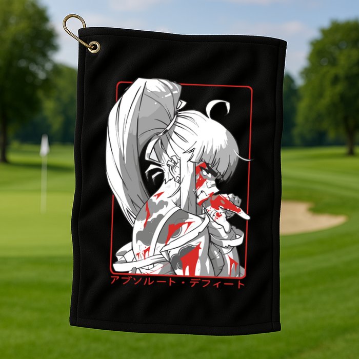 Crow Absolute Defeat Golf Towel