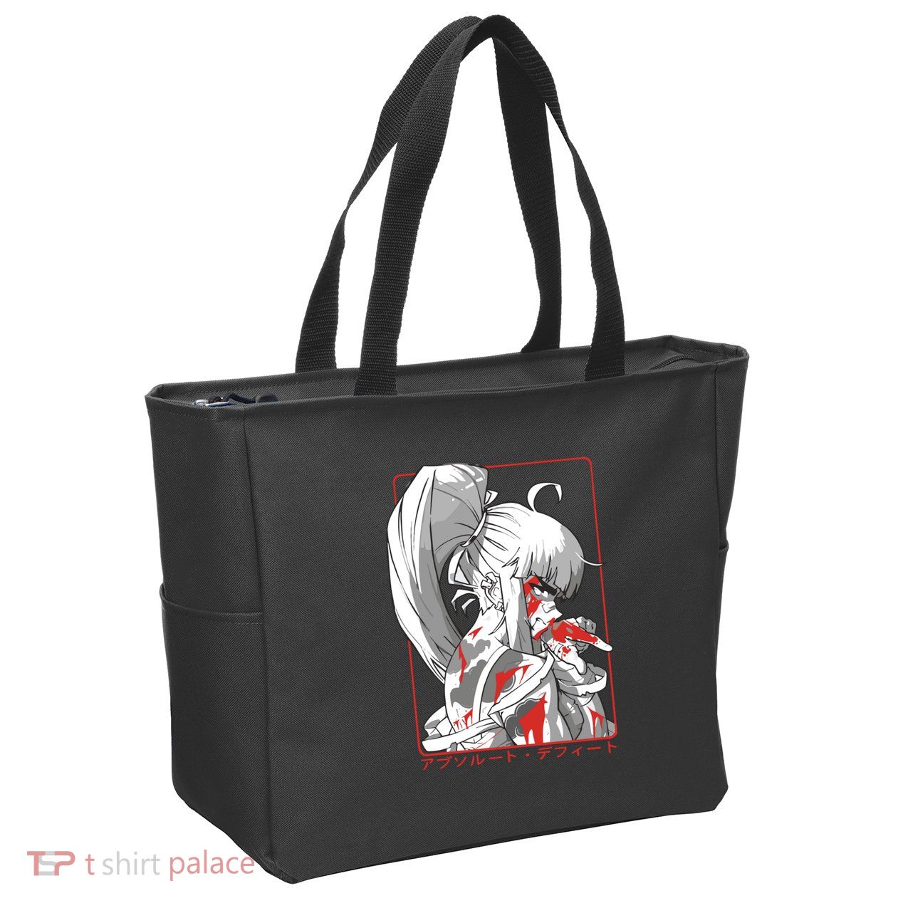Crow Absolute Defeat Zip Tote Bag
