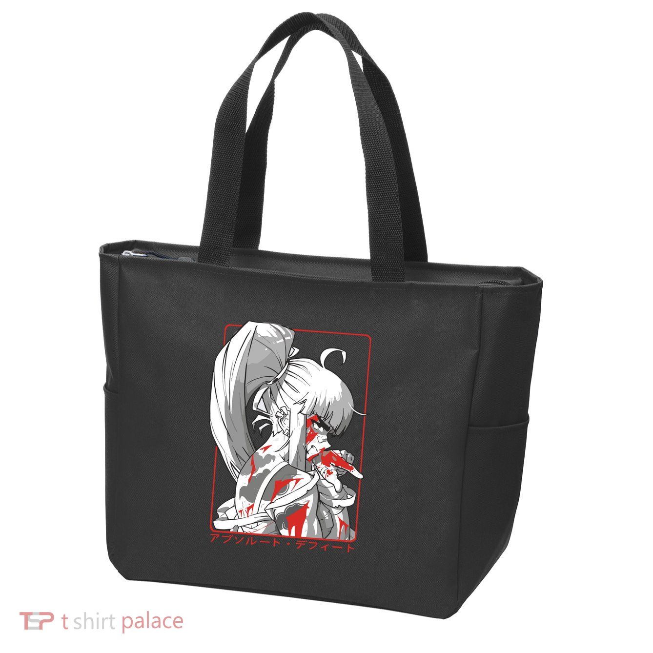 Crow Absolute Defeat Zip Tote Bag