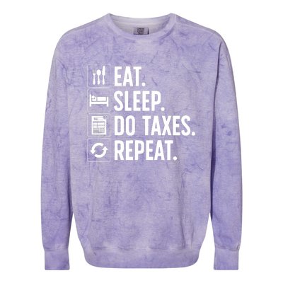 Cute Accountant Design For Men Women Accountant Accounting Colorblast Crewneck Sweatshirt