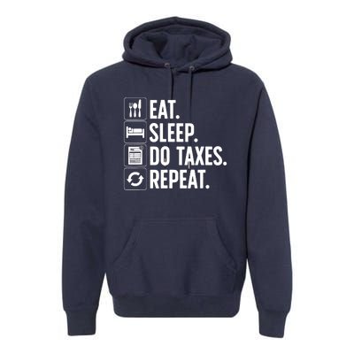 Cute Accountant Design For Men Women Accountant Accounting Premium Hoodie