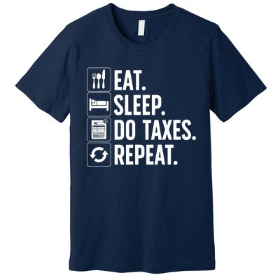 Cute Accountant Design For Men Women Accountant Accounting Premium T-Shirt