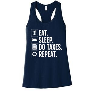 Cute Accountant Design For Men Women Accountant Accounting Women's Racerback Tank