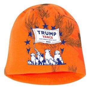 Cats And Dogs For Trump Vance Kati - Camo Knit Beanie