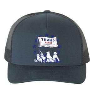 Cats And Dogs For Trump Vance Yupoong Adult 5-Panel Trucker Hat