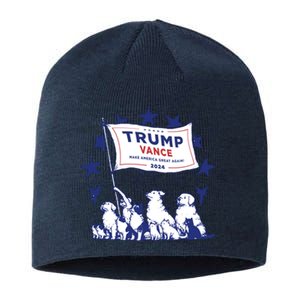 Cats And Dogs For Trump Vance Sustainable Beanie