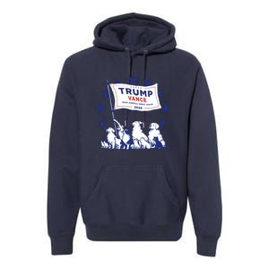 Cats And Dogs For Trump Vance Premium Hoodie