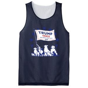 Cats And Dogs For Trump Vance Mesh Reversible Basketball Jersey Tank