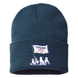 Cats And Dogs For Trump Vance Sustainable Knit Beanie