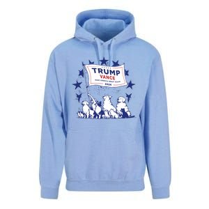 Cats And Dogs For Trump Vance Unisex Surf Hoodie