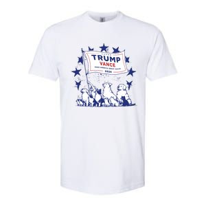 Cats And Dogs For Trump Vance Softstyle CVC T-Shirt