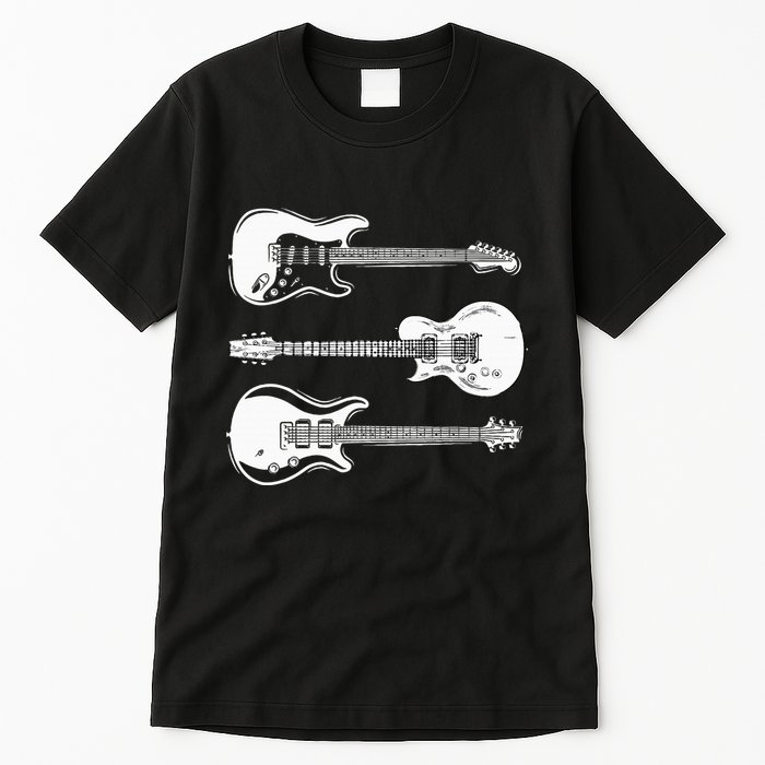 Cool Artistic Design For Guitar Players & Guitarists Unique Tall T-Shirt