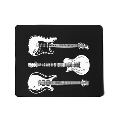 Cool Artistic Design For Guitar Players & Guitarists Unique Mousepad