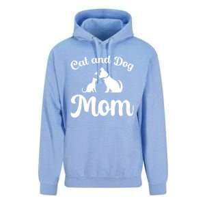 Cats And Dogs Mom Mothers Day Puppy Pets Animals Lover Unisex Surf Hoodie